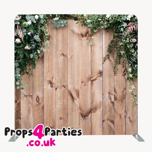 Rustic Flower wall hire